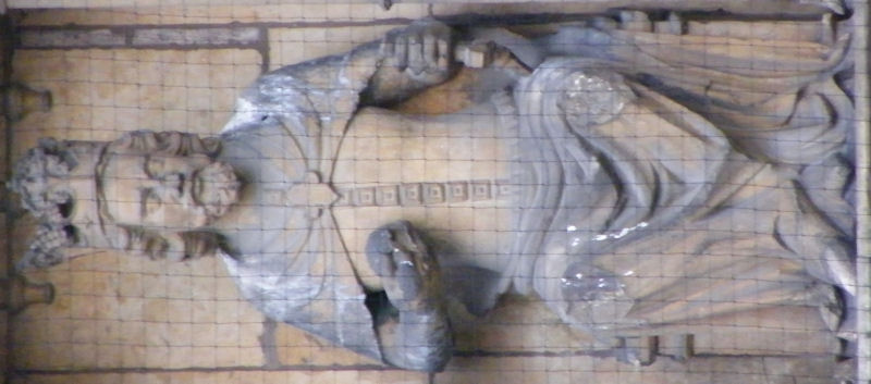 Lincoln Cathedral - St Mary gallery of kings carved 1350-80